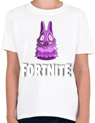 printfashion Fortnite póló - Gyerek póló - Fehér (7621891)