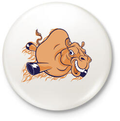 printfashion Teve - Kitűző, hűtőmágnes - Fehér (13637407)