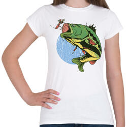 printfashion Csapósügér - Női póló - Fehér (13655752)