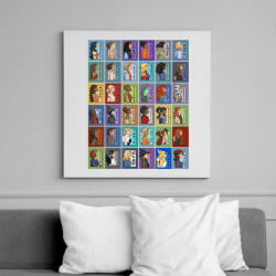 printfashion She Series - Vászonkép - Fehér (6635532)