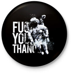 printfashion Fuck You Thanos - Kitűző, hűtőmágnes - Fekete (3096973)