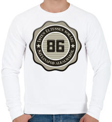 printfashion 86 - Férfi pulóver - Fehér (7145327)