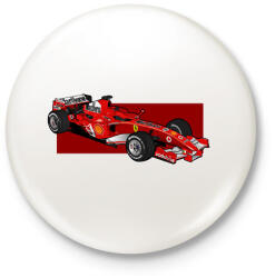 printfashion Schumacher - Kitűző, hűtőmágnes - Fehér (10903505)