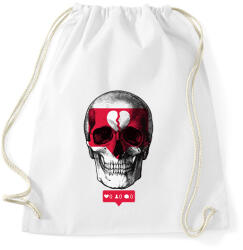 printfashion Deathgram - Sportzsák, Tornazsák - Fehér (2116295)