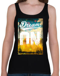 printfashion Álom - Női atléta - Fekete (56225)