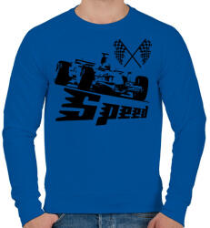 printfashion Formula One Speed F1 - Férfi pulóver - Királykék (1445202)