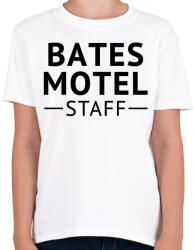 printfashion Bates Motel Staff - Gyerek póló - Fehér (1872365)