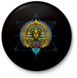 printfashion Egyiptom - Kitűző, hűtőmágnes - Fekete (3094204)