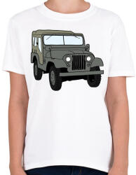 printfashion Jeep - Gyerek póló - Fehér (5017512)