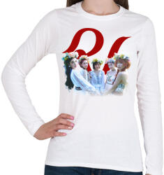 printfashion Red Velvet - Női hosszú ujjú póló - Fehér (16591403)