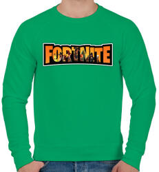 printfashion Fortnite season8 - Férfi pulóver - Zöld (4289146)