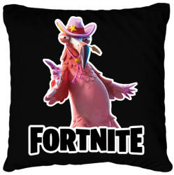 printfashion Tex Flamingo - fortnite - Párnahuzat, Díszpárnahuzat - Fekete (15735503)