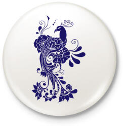 printfashion Madár2 - Kitűző, hűtőmágnes - Fehér (3078714)