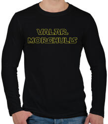 printfashion Valar Morghulis - Férfi hosszú ujjú póló - Fekete (1497074)