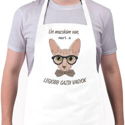 printfashion Úri macskám van 2 - Kötény - Fehér (6307165)