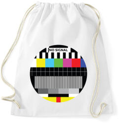 printfashion No signal - Sportzsák, Tornazsák - Fehér (4043961)