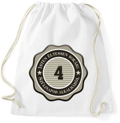 printfashion 4 - Sportzsák, Tornazsák - Fehér (7308368)