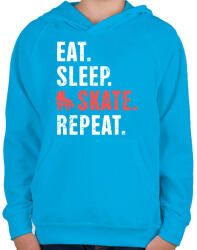 printfashion ESSR - Gyerek kapucnis pulóver - Azúrkék (2567187)