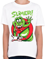 printfashion Ragacs - Gyerek póló - Fehér (2211585)