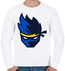 printfashion Ninja - Férfi pulóver - Fehér (1308162)