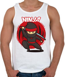 printfashion Ninja - Férfi atléta - Fehér (2512276)