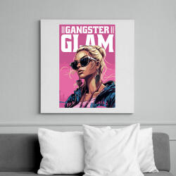 printfashion Gengszter Barbie - Vászonkép - Fehér (13975438)