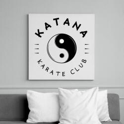 printfashion Katana karate club - Vászonkép - Fehér (6636866)
