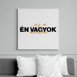 printfashion Én vagyok az a minden - páros minta - Vászonkép - Fehér (16813006)