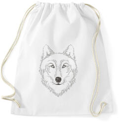 printfashion Farkas - Sportzsák, Tornazsák - Fehér (13790452)