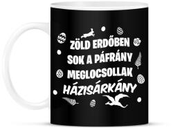 printfashion Zöld erdőben sok a páfrány - Bögre - Fekete (15754230)