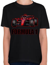 printfashion Forma 1 - Gyerek póló - Fekete (13054868)