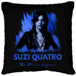 printfashion suzi quatro - Párnahuzat, Díszpárnahuzat - Fekete (3912316)