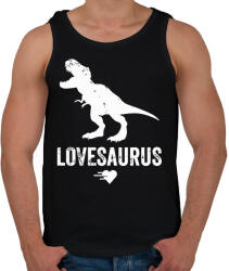 printfashion Lovesaurus - Férfi atléta - Fekete (1944280)