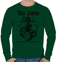 printfashion The Rebis - Férfi pulóver - Sötétzöld (802678)