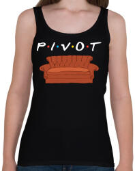 printfashion Jóbarátok - Női atléta - Fekete (2060992)