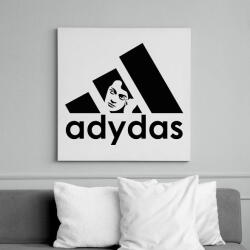 printfashion Adydas - Márka paródia - Vászonkép - Fehér (7327684)