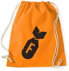 printfashion F bomb - Sportzsák, Tornazsák - Narancssárga (2016120)