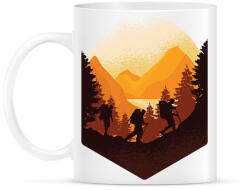 printfashion Hegyi túra - Bögre - Fehér (11911815)