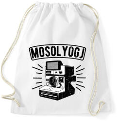 printfashion Retro fényképezőgép - Sportzsák, Tornazsák - Fehér (1040438)