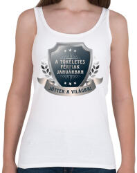 printfashion A tökéletes férfiak január - Női atléta - Fehér (6052824)