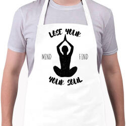 printfashion Lose your mind find your soul - Kötény - Fehér (6873282)