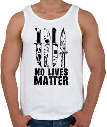 printfashion No lives matter - Férfi atléta - Fehér (16764052)