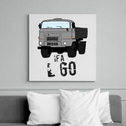 printfashion IFA L60 - Vászonkép - Fehér (6636900)