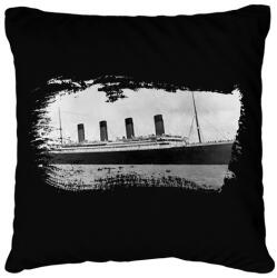 printfashion Titanic hajó - Párnahuzat, Díszpárnahuzat - Fekete (14897119)