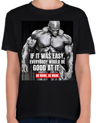 printfashion Do more, Be more - Gyerek póló - Fekete (14765464)
