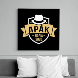 printfashion Apák napja 2020 - Vászonkép - Fekete (6653389)
