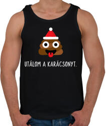 printfashion UTÁLOM A KARÁCSONYT - Férfi atléta - Fekete (10830642)