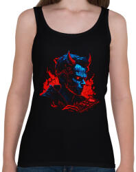 printfashion Devil design - Női atléta - Fekete (12149523)