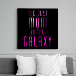 printfashion the best mom - Vászonkép - Fekete (16056444)