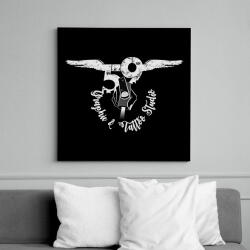 printfashion tattoologo2 - Vászonkép - Fekete (6644030)